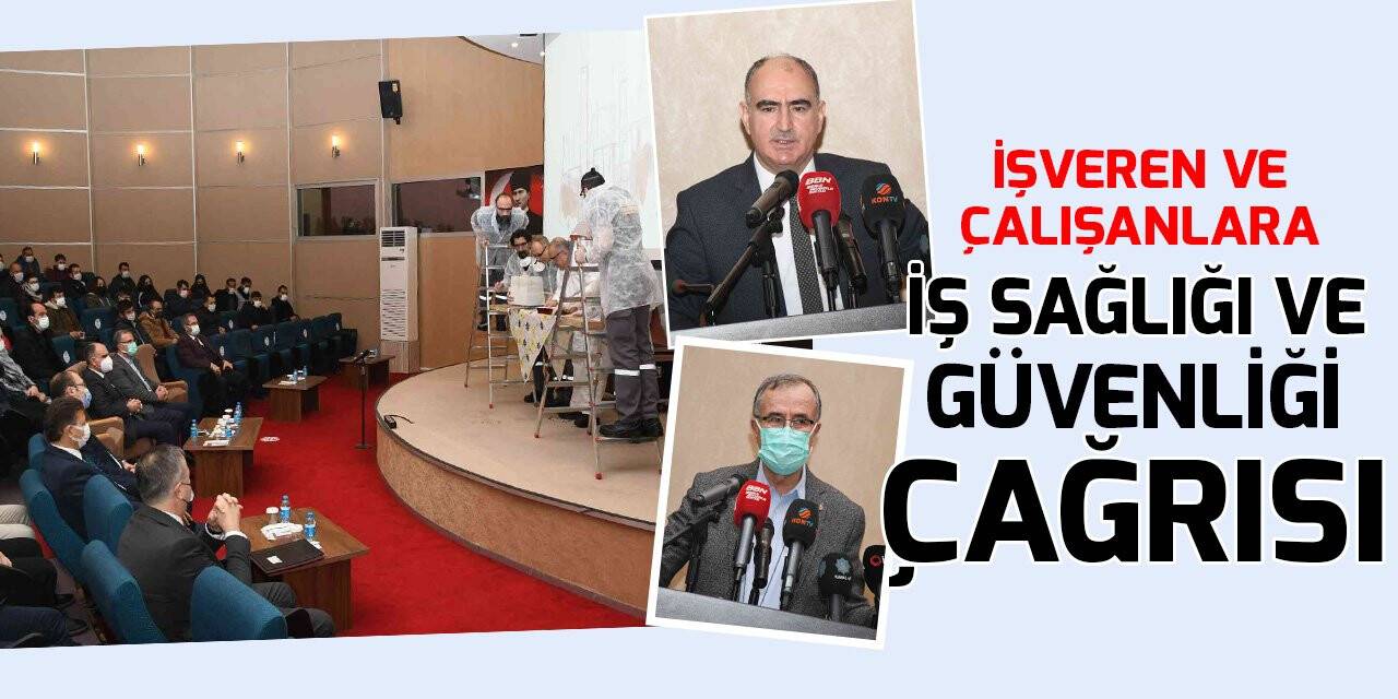 Konya'da iş sağlığı ve güvenliği ile ilgili tiyatral eğitimler devam ediyor