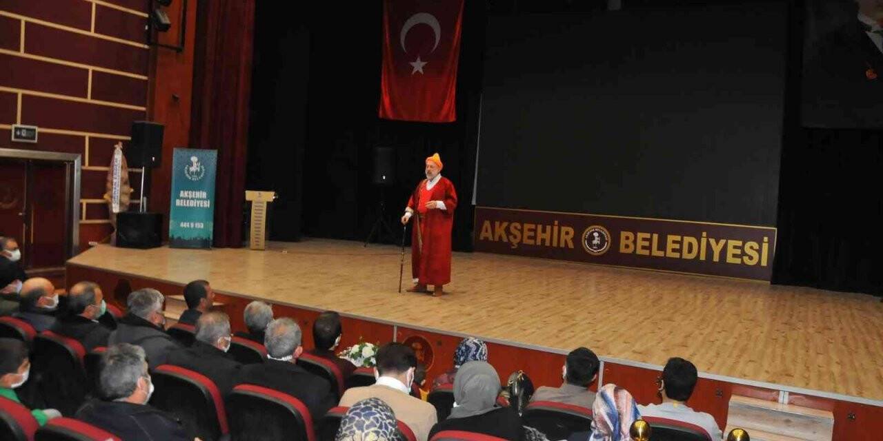 Akşehir’de Meddah Yusuf Duru’ya yoğun ilgi