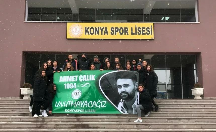 Konya Spor Lisesi Ahmet Çalık'ı andı