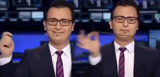 Lübnanlı spiker kendinden geçti / İZLE