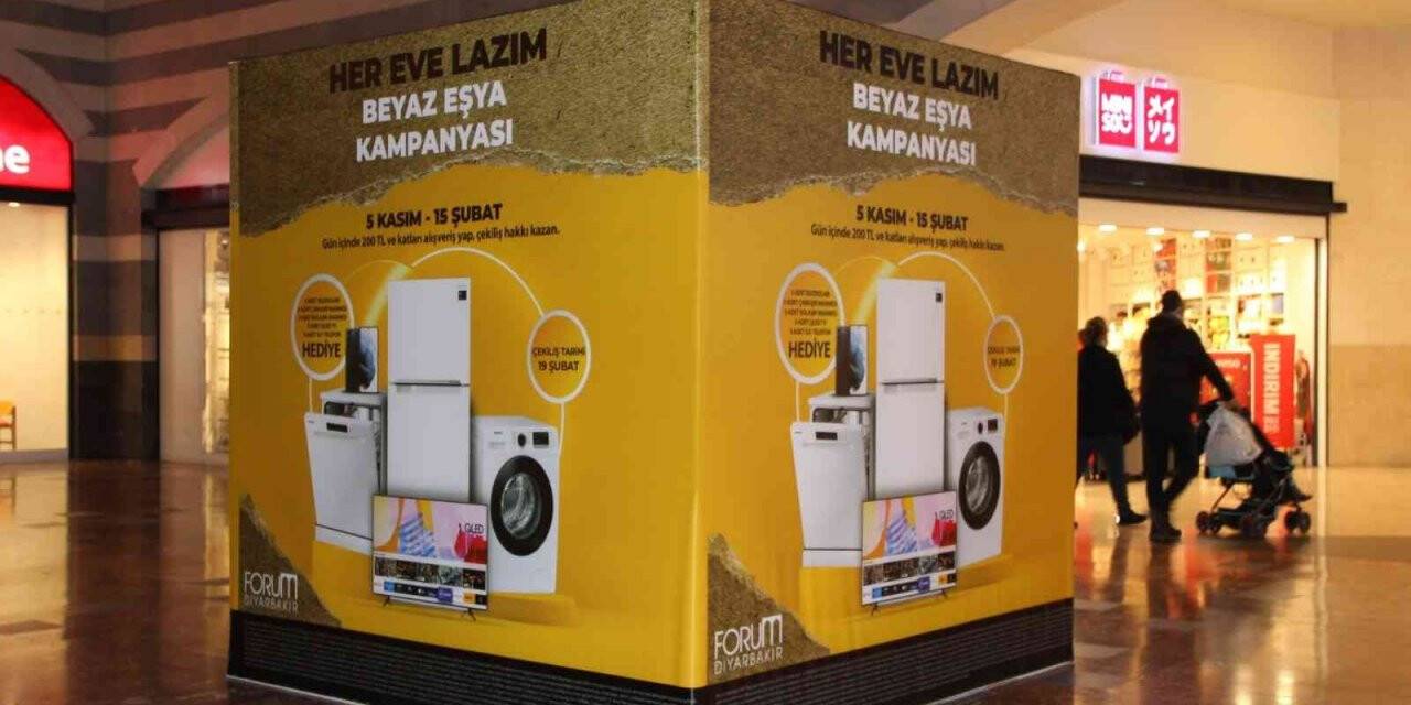 Forum Diyarbakır AVM’de beyaz eşya kampanyası devam ediyor