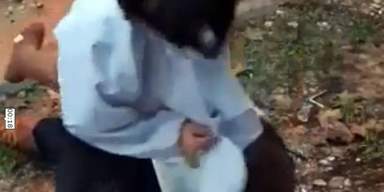 Genç kız saçından tutarak yere yatırdığı arkadaşını acımasızca dövdü