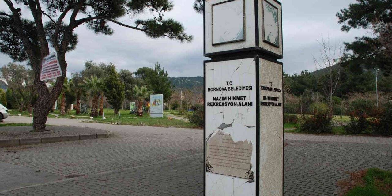 Nazım Hikmet Parkının bakımsızlığı tepki çekiyor
