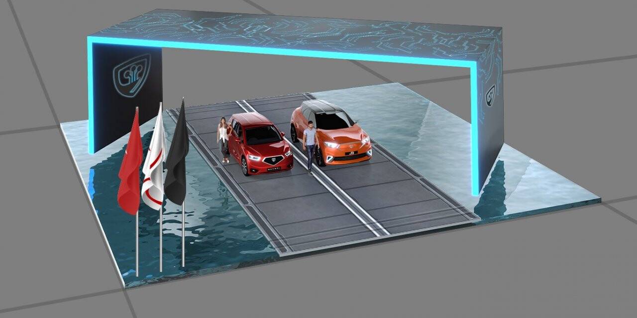 KKTC’nin yerli otomobili GÜNSEL, metaverse dünyasında yerini aldı