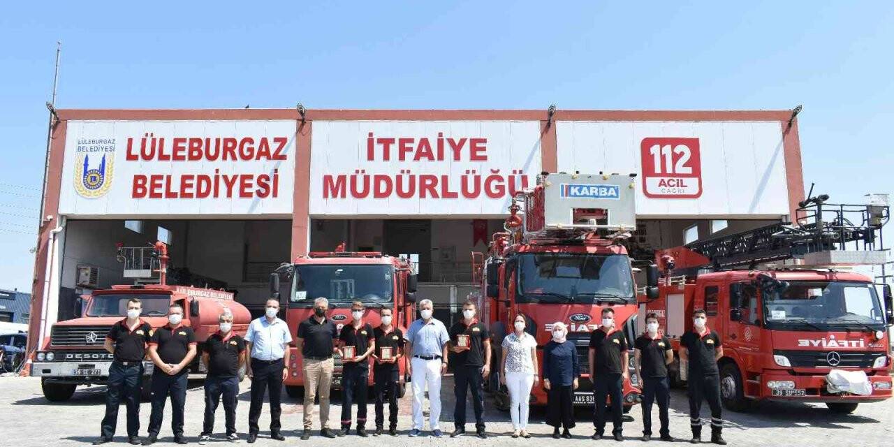 Lüleburgaz İtfaiyesi 2021’de 525 yangına müdahale etti