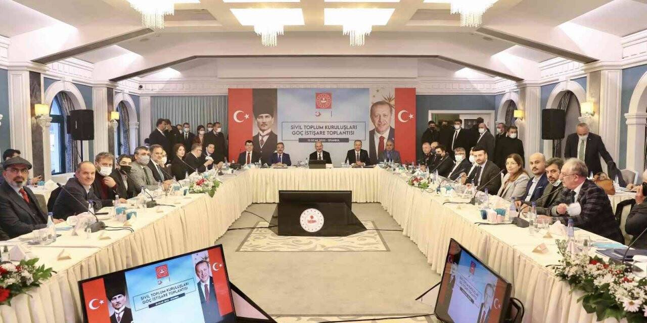 İçişleri Bakanı Süleyman Soylu, STK temsilcileriyle bir araya geldi