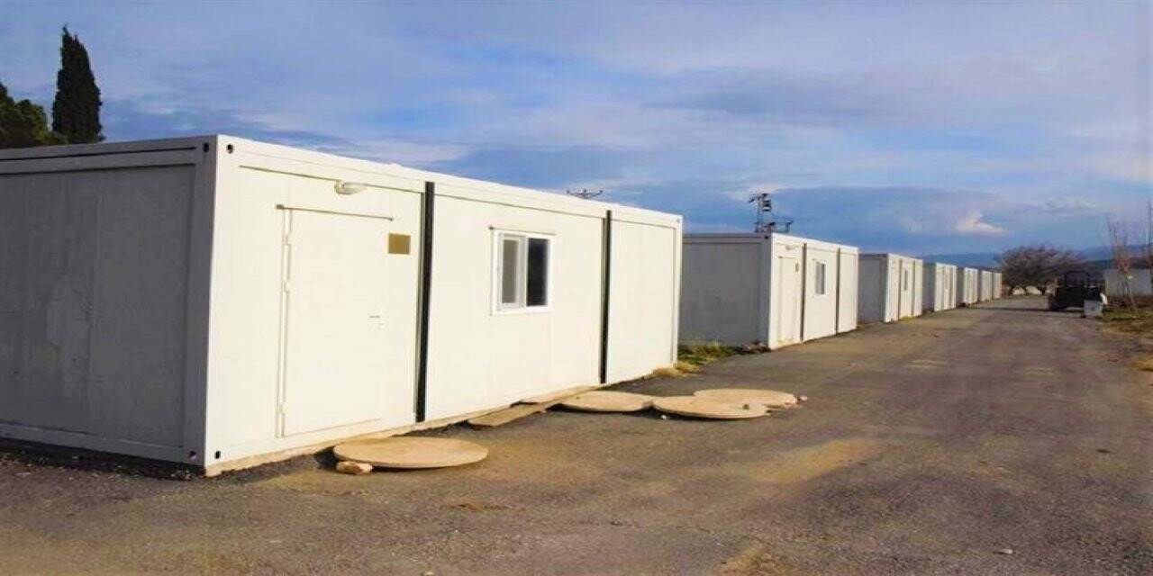 Tamamlanan konteyner kentinden 30 aile faydalanacak