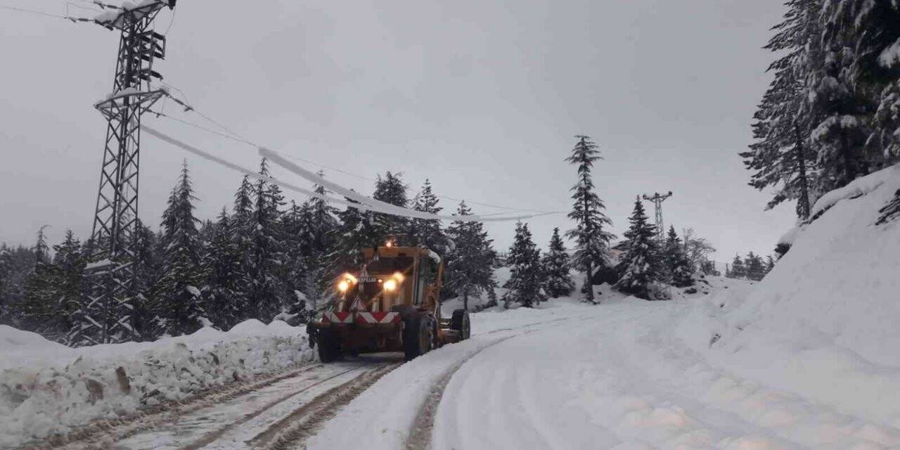 Kahramanmaraş’ta karla mücadele