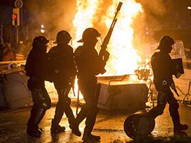 Barcelona'daki Sokak Olayları