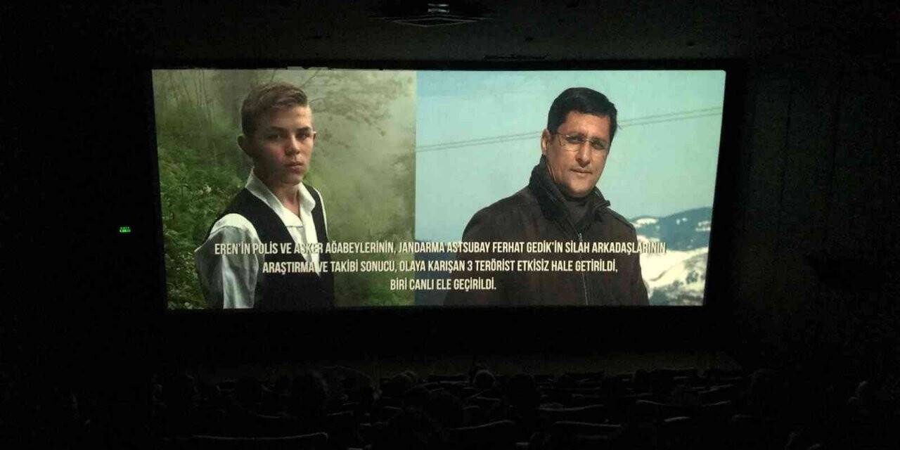 Emekli astsubaylar "Kesişme: İyi ki Varsın Eren" filmini izledi