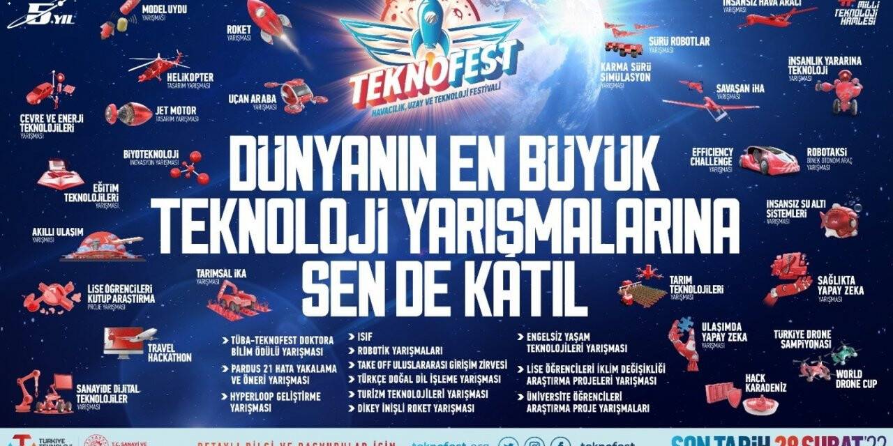 TEKNOFEST2022 başvuruları başladı: Son başvuru tarihi 28 Şubat