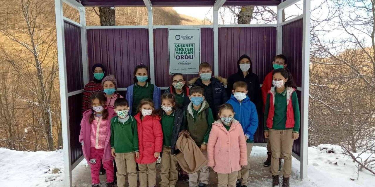 Öğrencilerin yeni durak sevinci