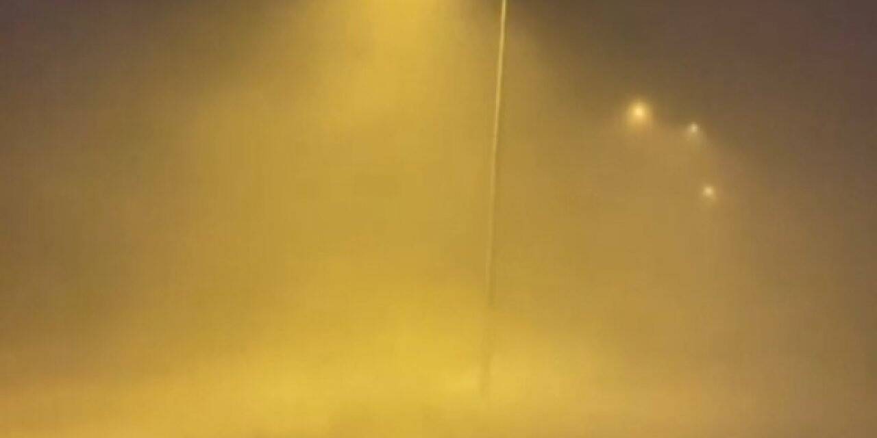 Uludağ’da kar fırtınasında göz gözü görmedi