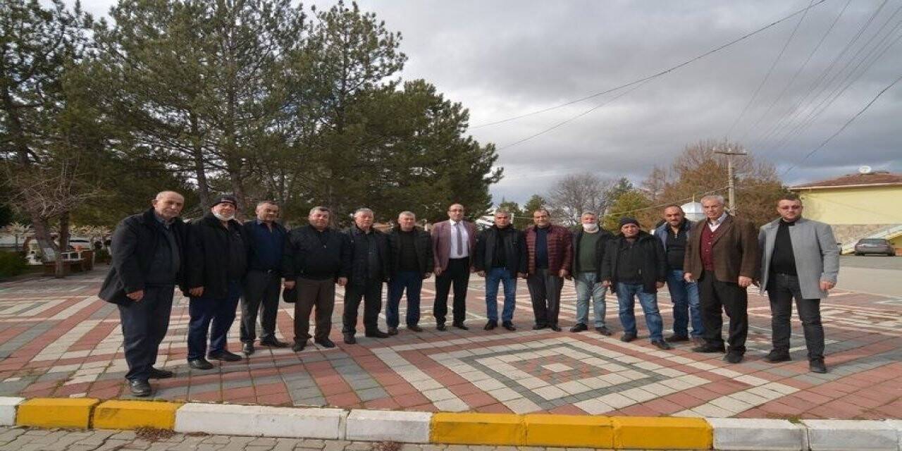 Başkan Çöl, muhtarlar ve basın mensuplarıyla bir araya geldi