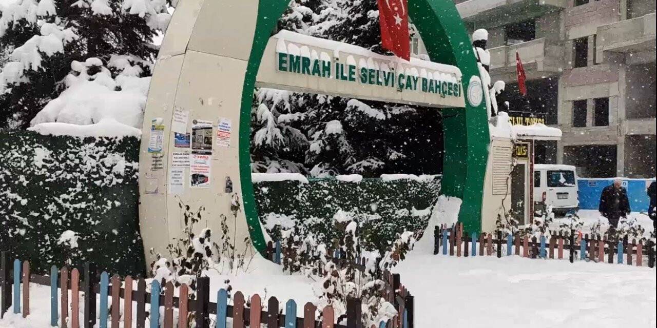 Erciş’te kar tatili