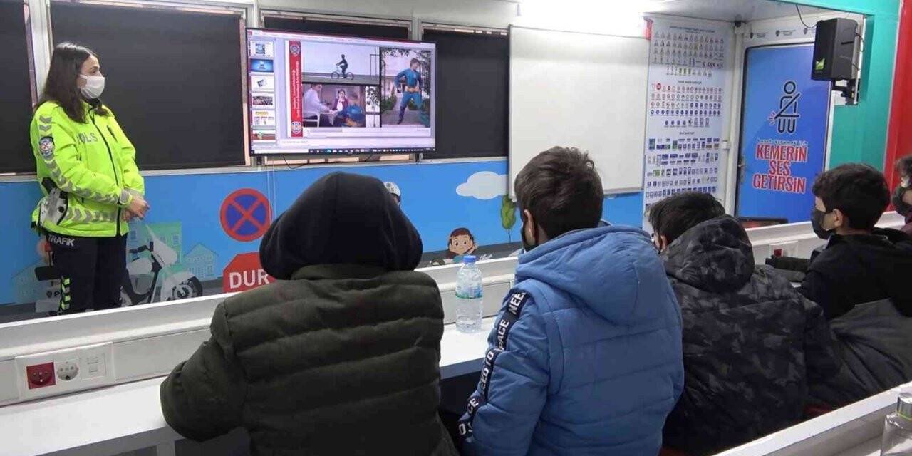 Mobil trafik eğitim tırı Kırıkkale’de