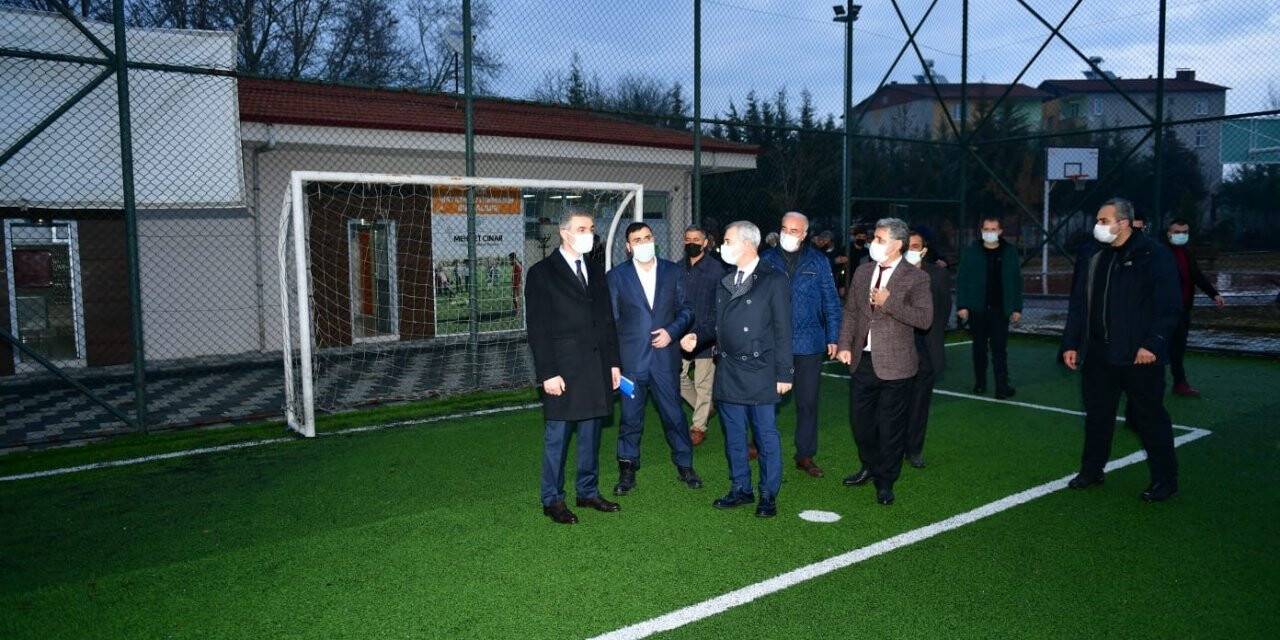 Vali Baruş ve Başkan Çınar, yatırımları incelediler