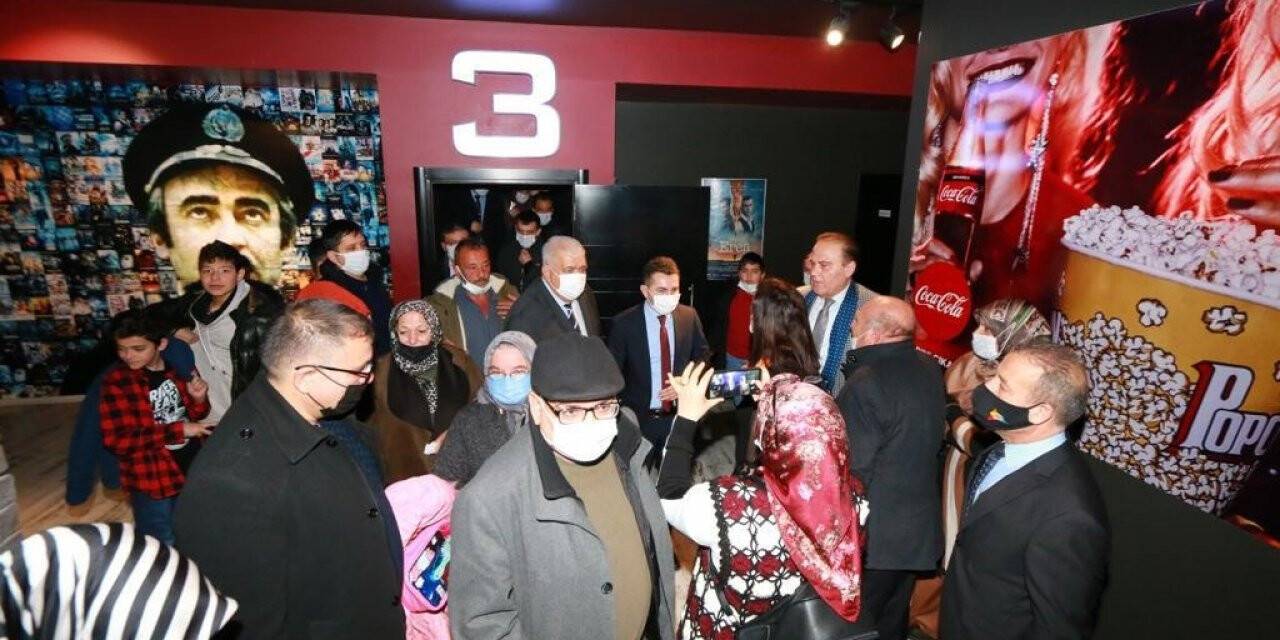 Aksaray’da şehit aileleri ‘İyi Ki Varsın Eren’ Filmini izledi