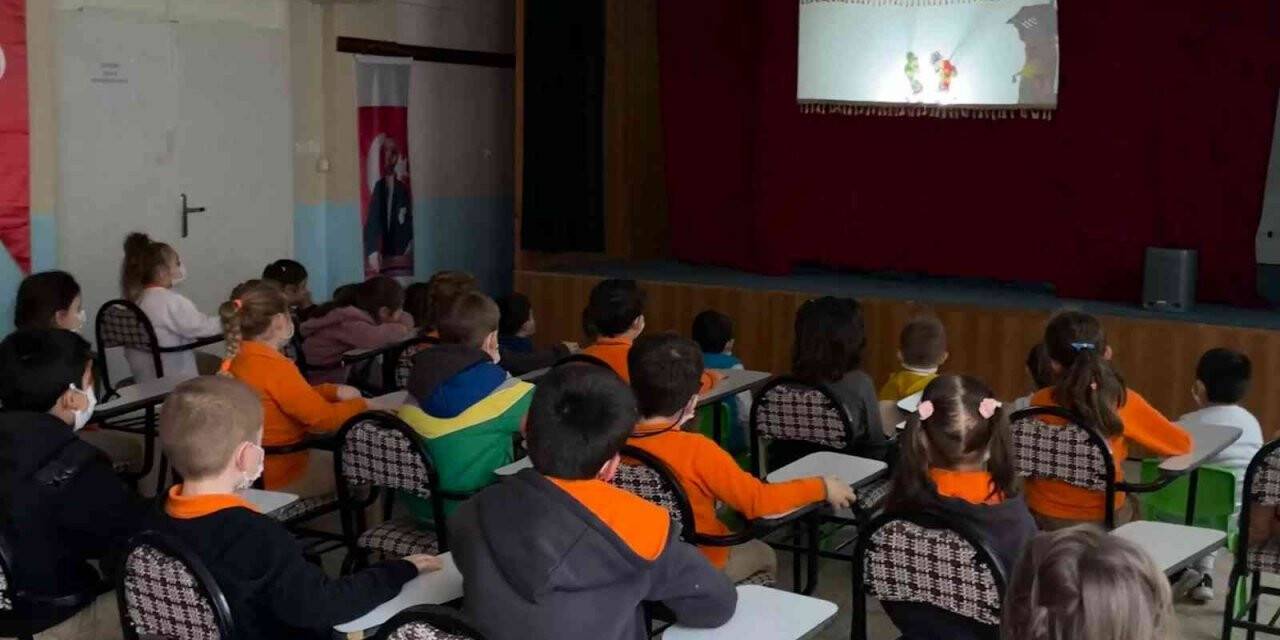 Gölge oyunuyla çocuklar enerji tasarrufunu öğrendi