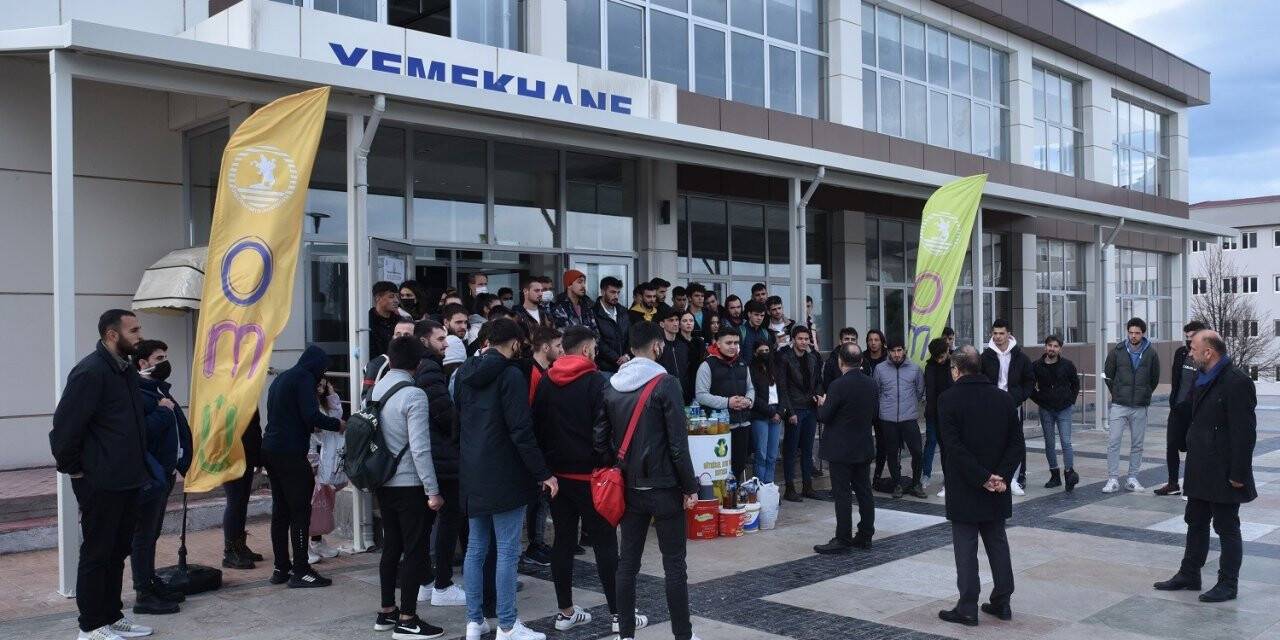 OMÜ bitkisel atık yağları geri dönüşüme kazandırıyor