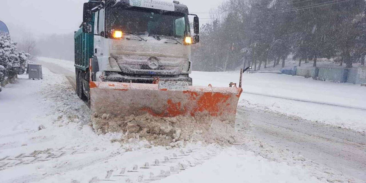 Tekirdağ’da kar yağışının olumsuzlukları bertaraf edildi