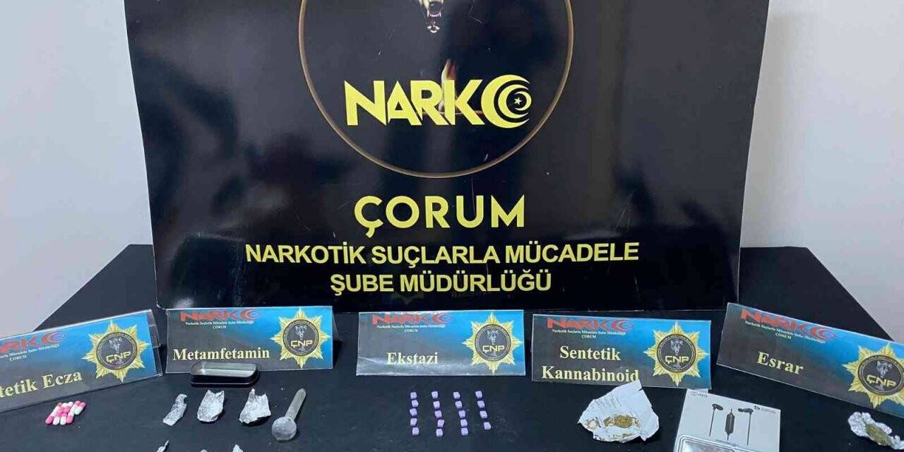 Çorum’da zehir tacirlerine operasyon: 9 gözaltı
