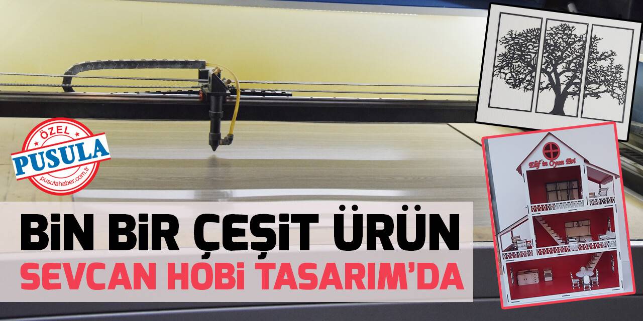 Bin bir çeşit ürün Sevcan Hobi Tasarım’da