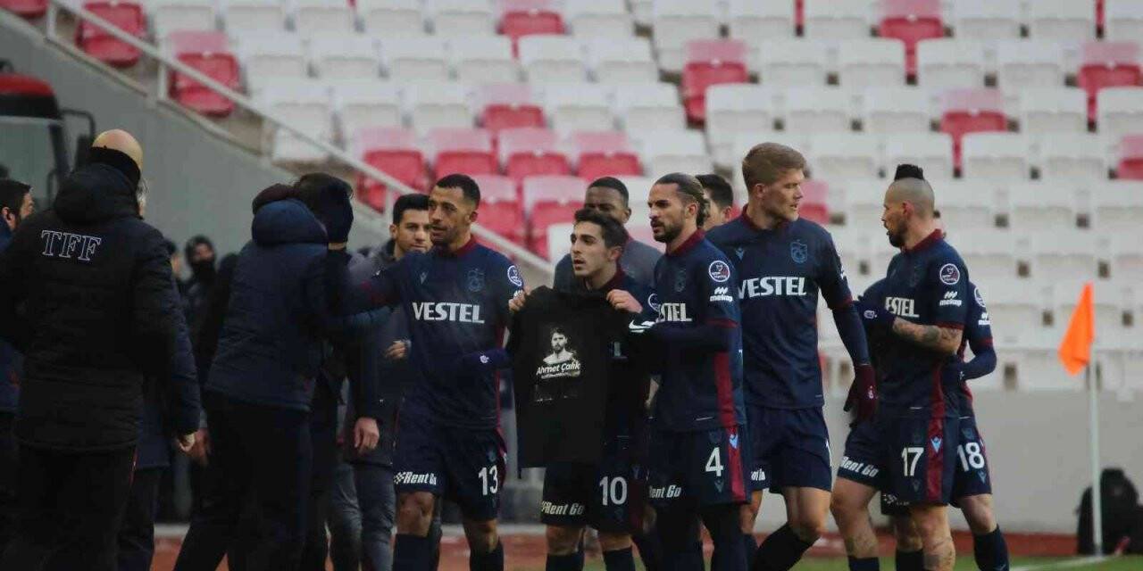 Trabzonspor golü attı, Ahmet Çalık’ı unutmadı