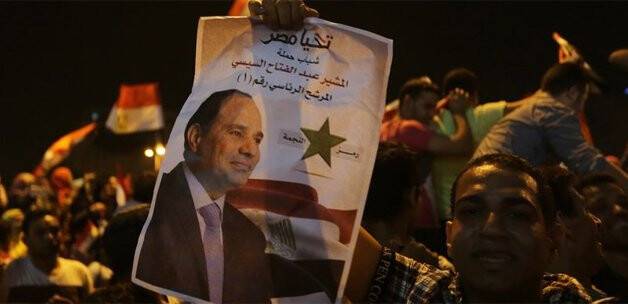 Sisi'nin kutlamasına sadece bin kişi kutladı