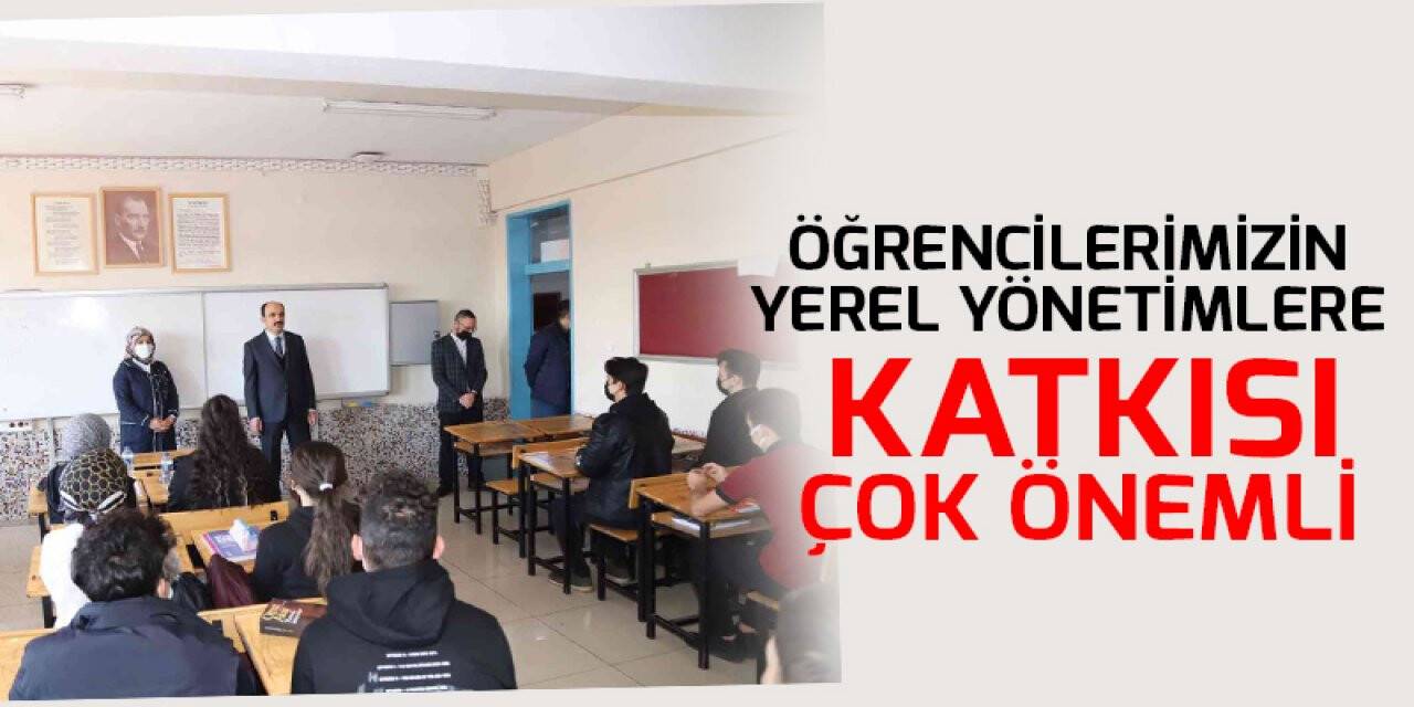 Başkan Altay: Öğrencilerimizin yerel yönetimlere katkısı çok önemli