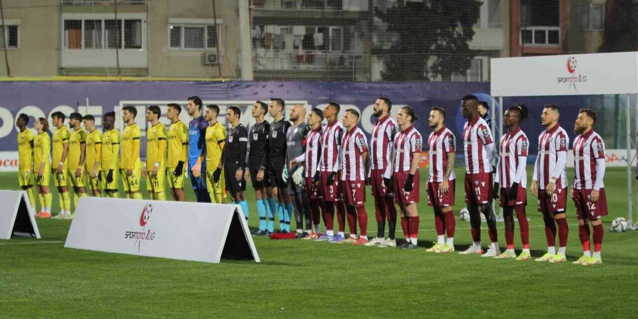 Spor Toto 1. Lig: Menemenspor: 1 - Bandırmaspor: 1