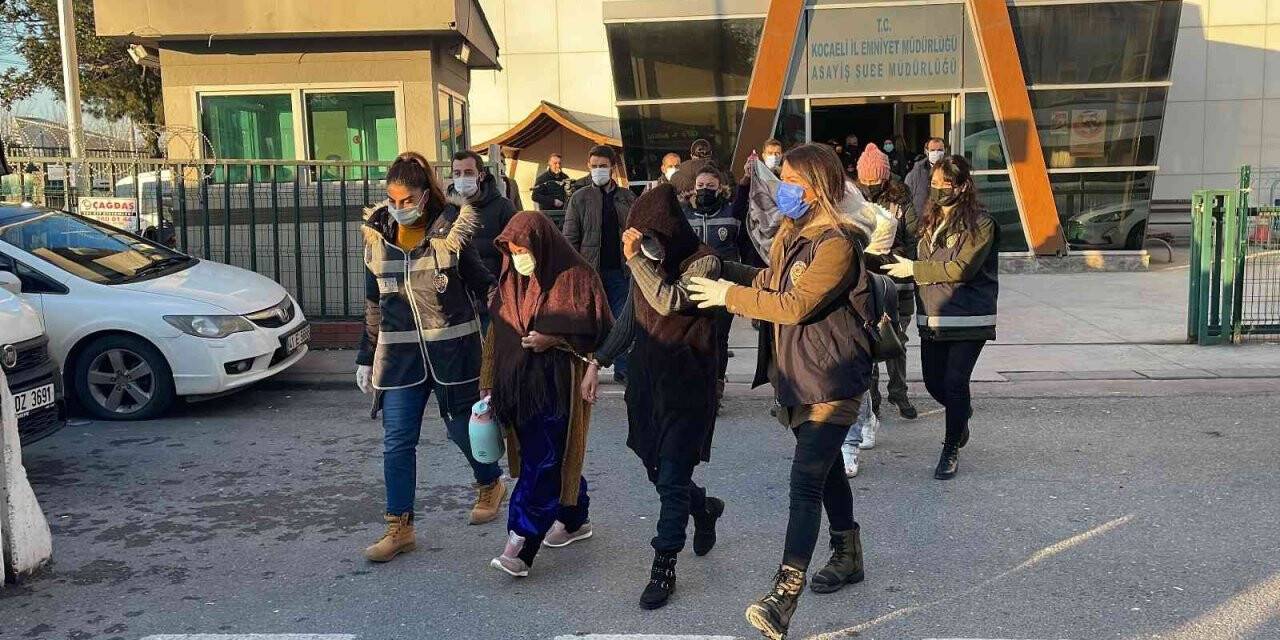 Hırsızlık çetesi operasyonunda 38 kişi tutuklandı
