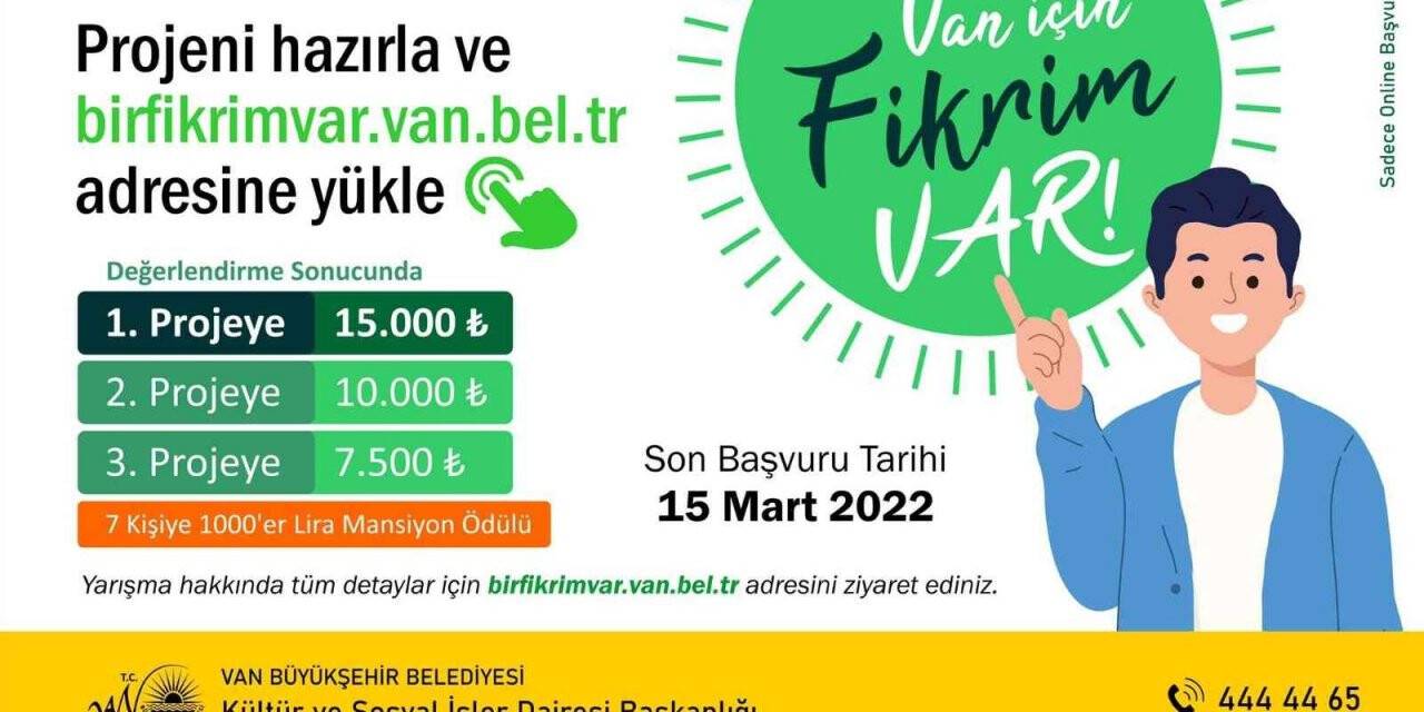 Van Büyükşehir Belediyesi, Türkiye geneli fikir yarışması düzenleyecek