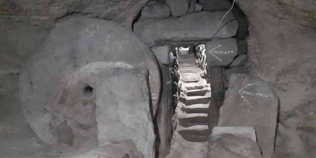 ’Özlüce Yer altı şehri’ turizme açılacağı günü bekliyor