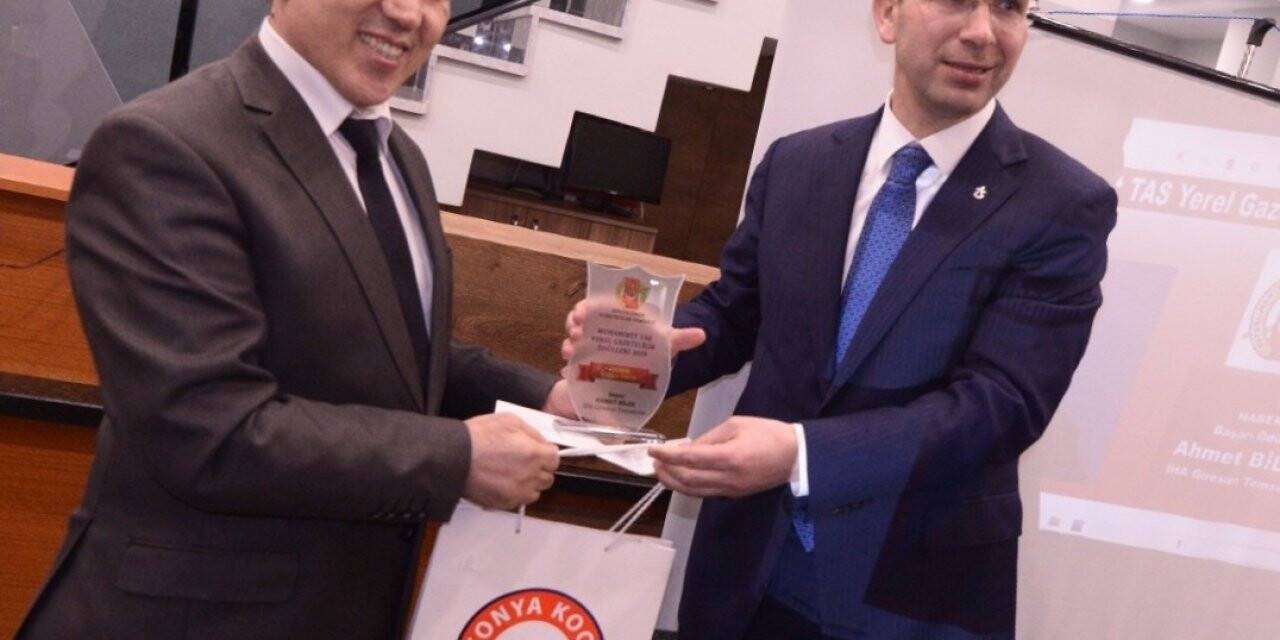 Büyükliman Gazeteciler Cemiyetinde İHA’ya birincilik ödülü