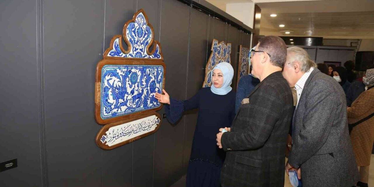 Eyüpsultan’da Hengame Çini Sergisi’nin açılışı yapıldı