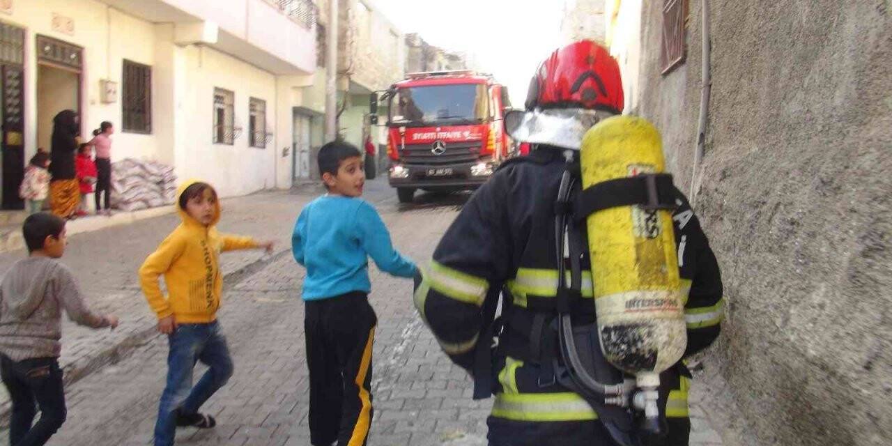 Şanlıurfa’da mesken yangını korkuttu