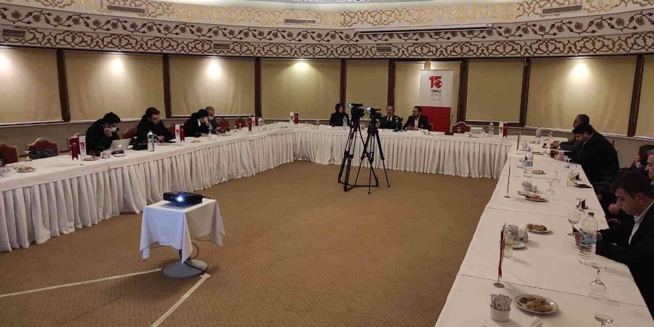 15 Temmuz Derneği yönetimi basın mensupları ile bir araya geldi