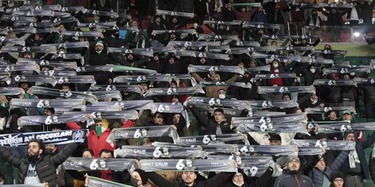 Konyaspor taraftarları Ahmet Çalık’ı unutmadı