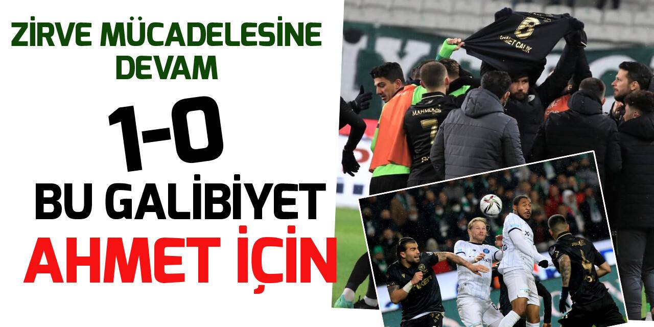 Konyaspor zirve mücadelesini sürdürdü
