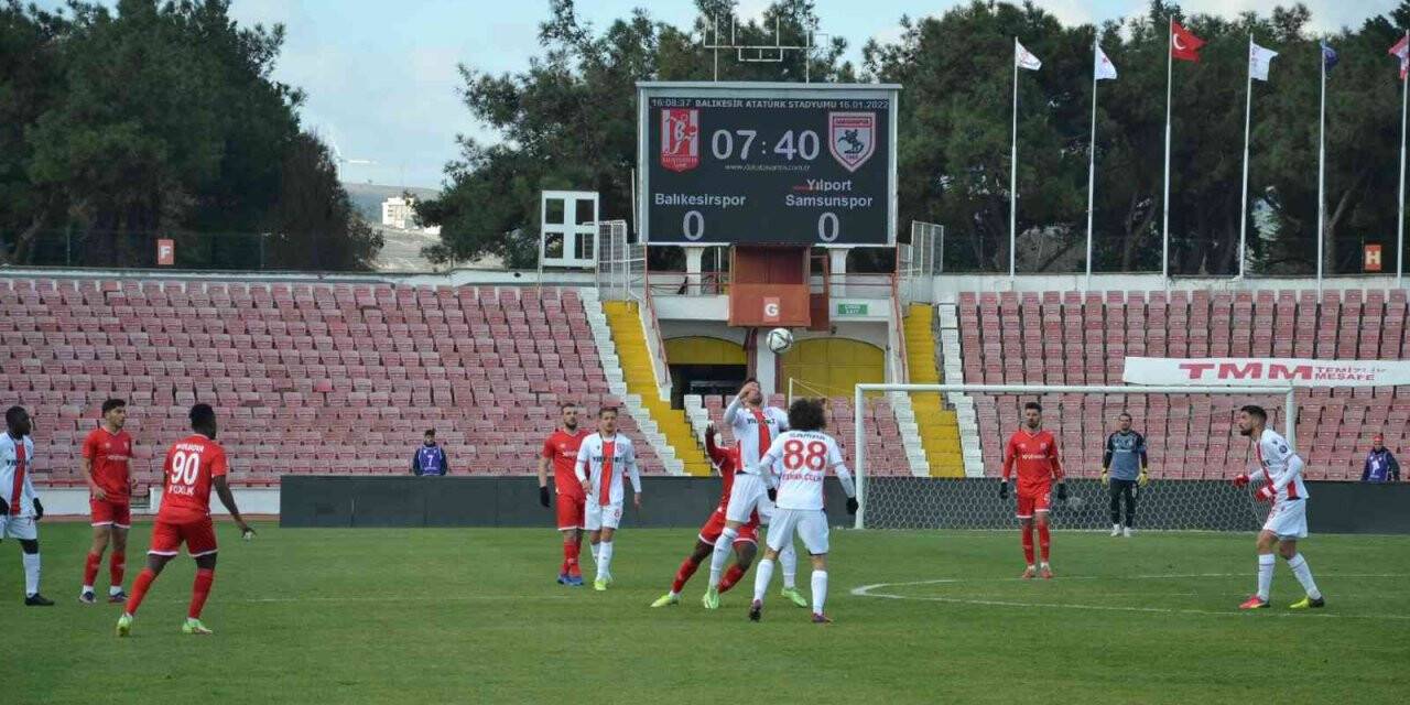 Spor Toto 1. Lig: Balıkesirspor: 0 - Samsunspor: 2