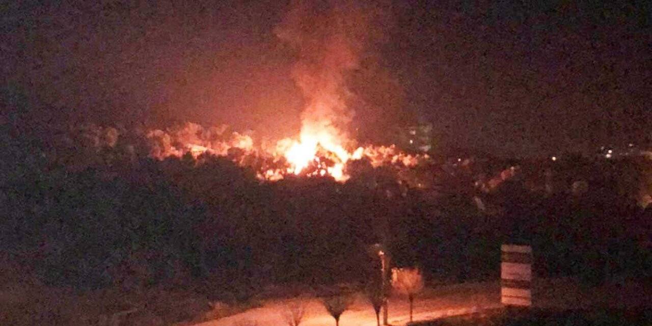 Milas’taki yangında bir kişi yaralandı