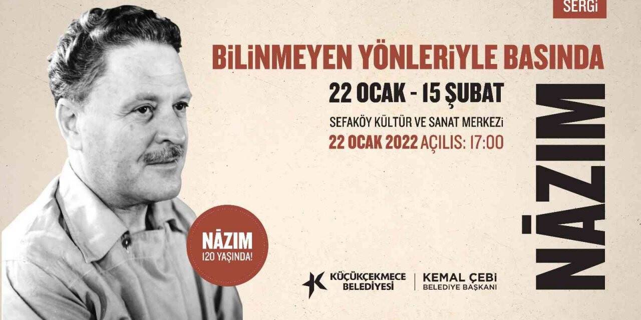 Küçükçekmece’de Nâzım Hikmet’in 120. doğum gününe özel sergi