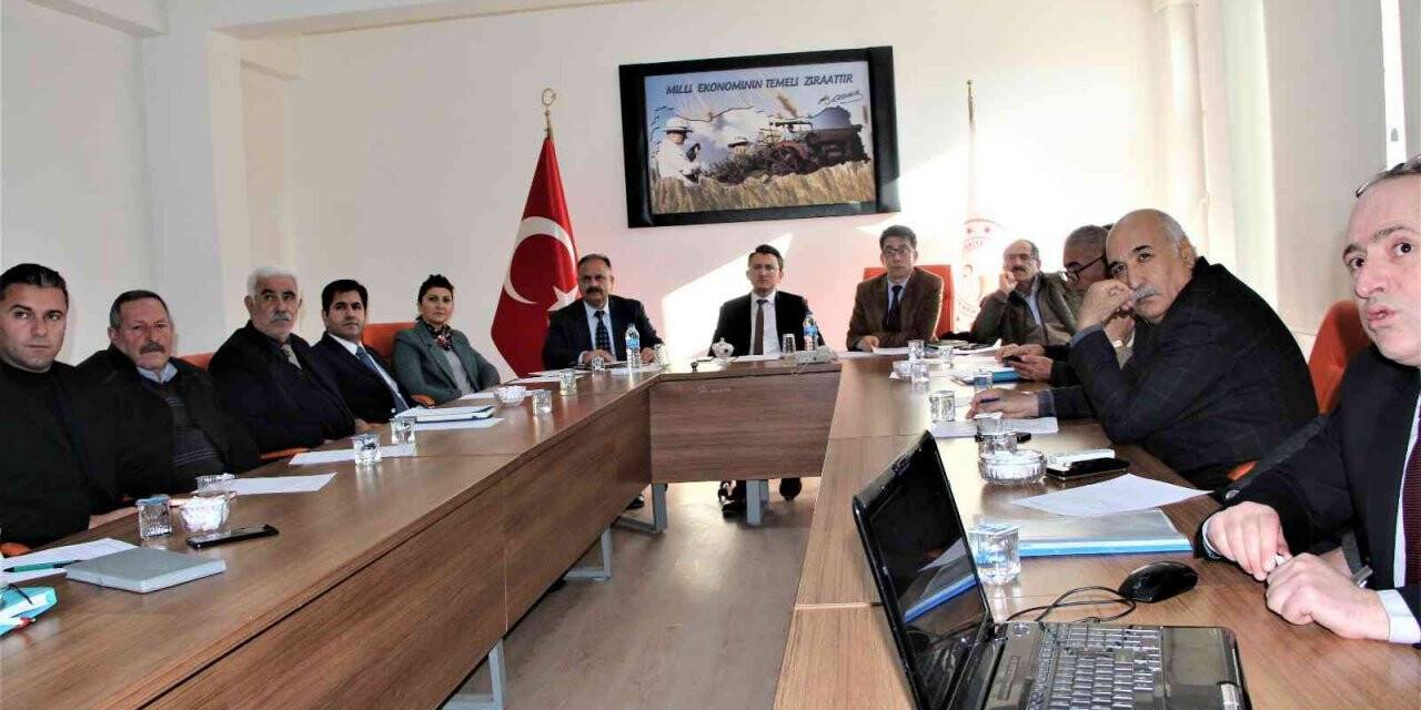 ‘Tarımsal Kuraklıkla Mücadele İl Kriz Merkezi Toplantısı’ yapıldı