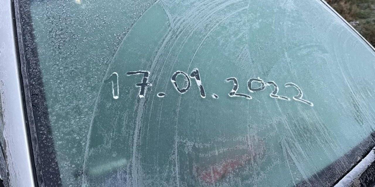 Termometreler eksi 11 dereceyi gösterdi