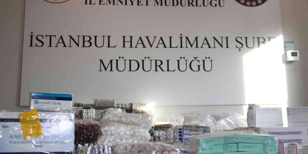 İstanbul Havalimanı’nda 15 milyon TL’lik kaçak ilaç operasyonu