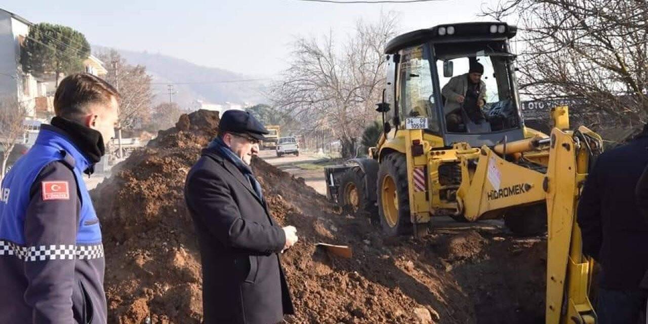 Çan Belediyesi yeni hastane yolu yenileme çalışmalarına başladı
