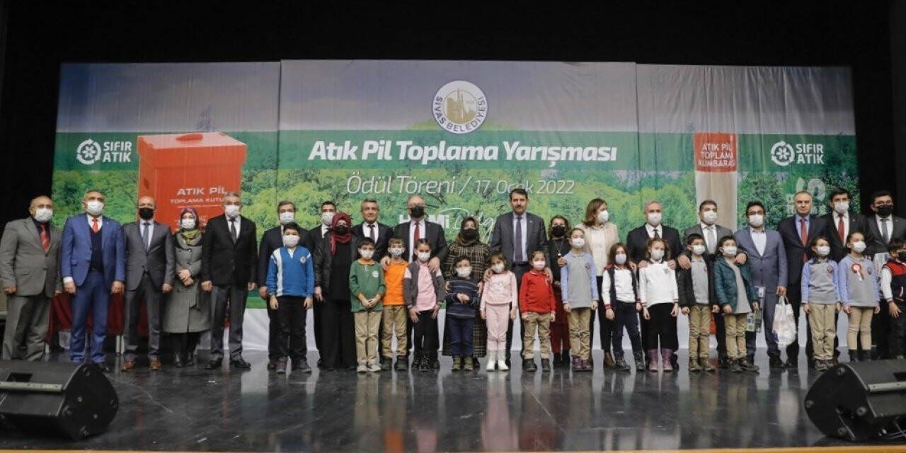 10 ton atık pil toplandı, ödüller sahiplerini buldu