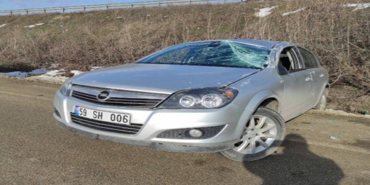 Malkara’da trafik kazası: 2 yaralı