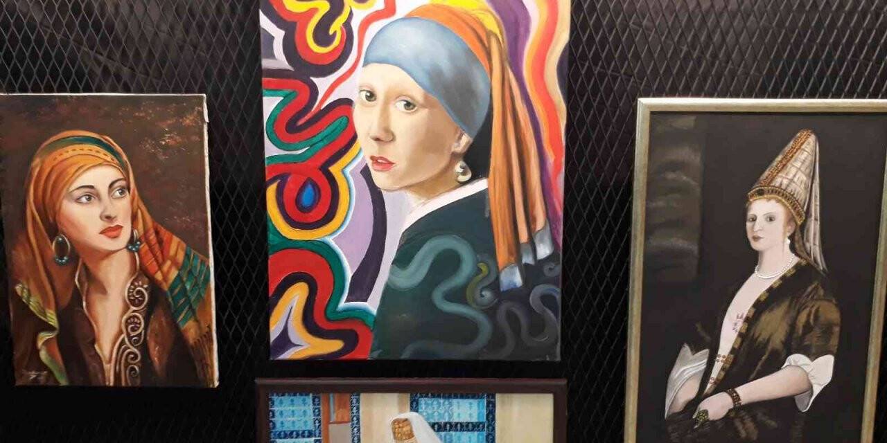 Fatih’te "Yazıdan Renge" sergisi açıldı